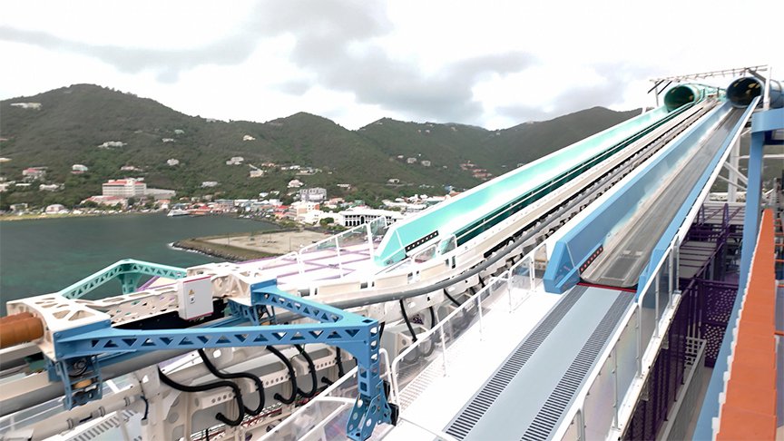 Norwegian Luna Review Aqua Slidecoaster